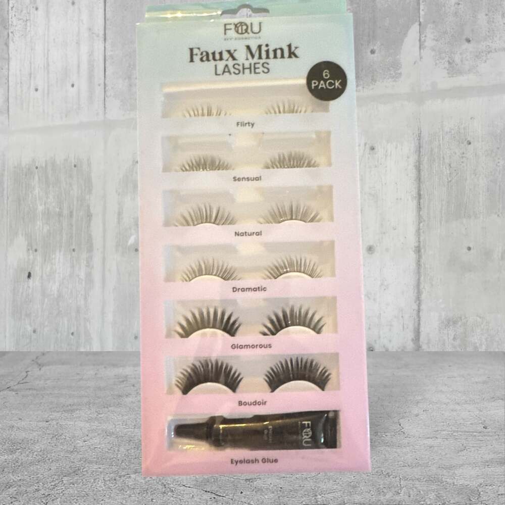 BFY Cosmetics Faux Mink Lashes 6-Pack